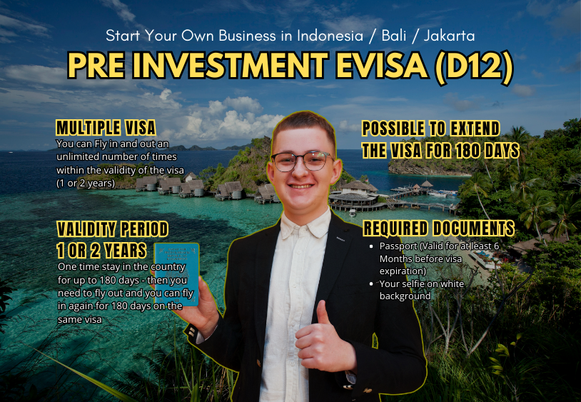 Getting to Know Sexy Visa Pre-Investment D12 Multiple Entry Indonesia