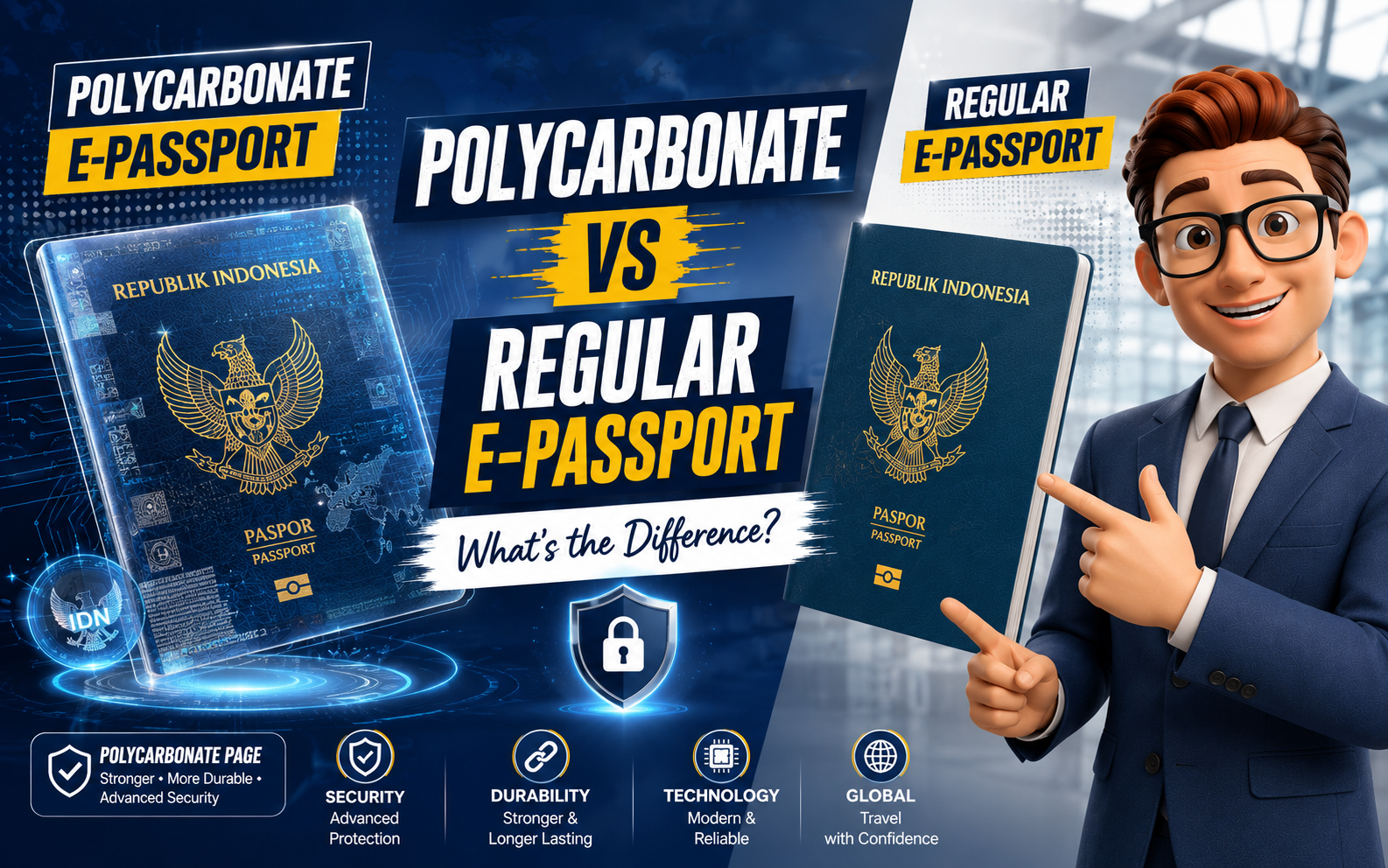 Understanding the Key Differences Between Polycarbonate E-Passports and Regular E-Passports