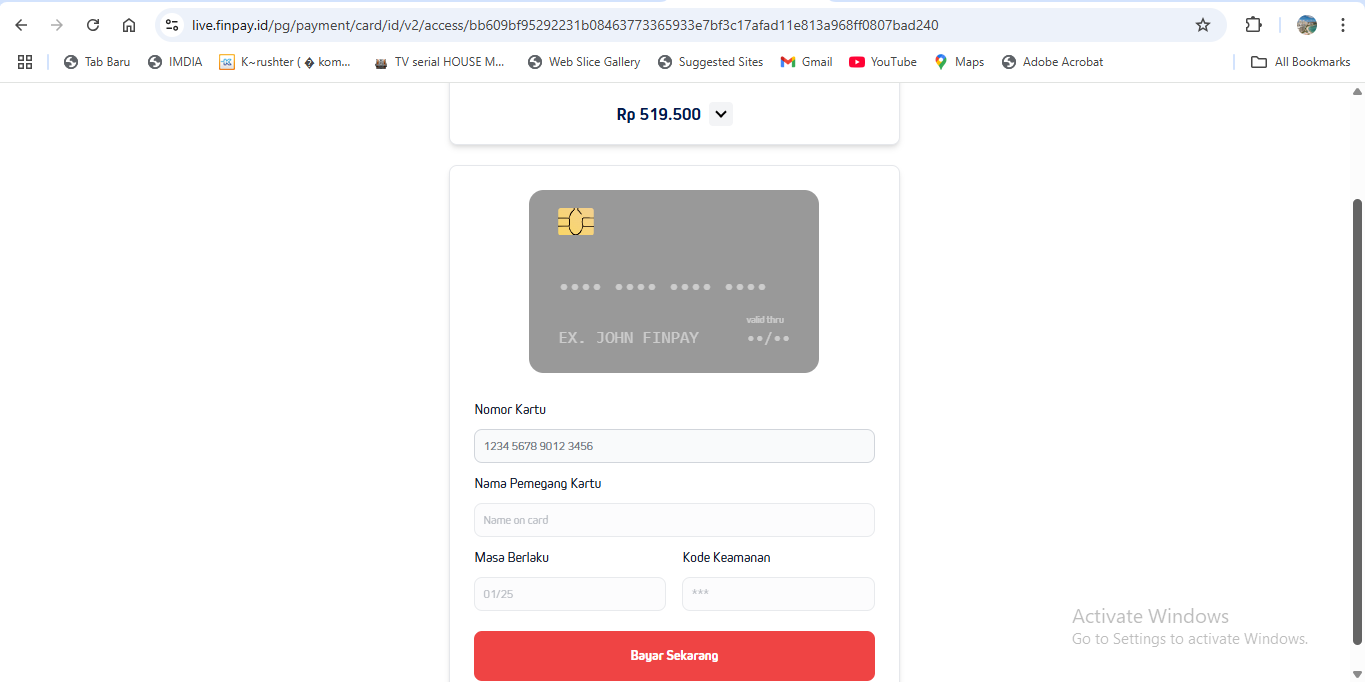 Payment Form