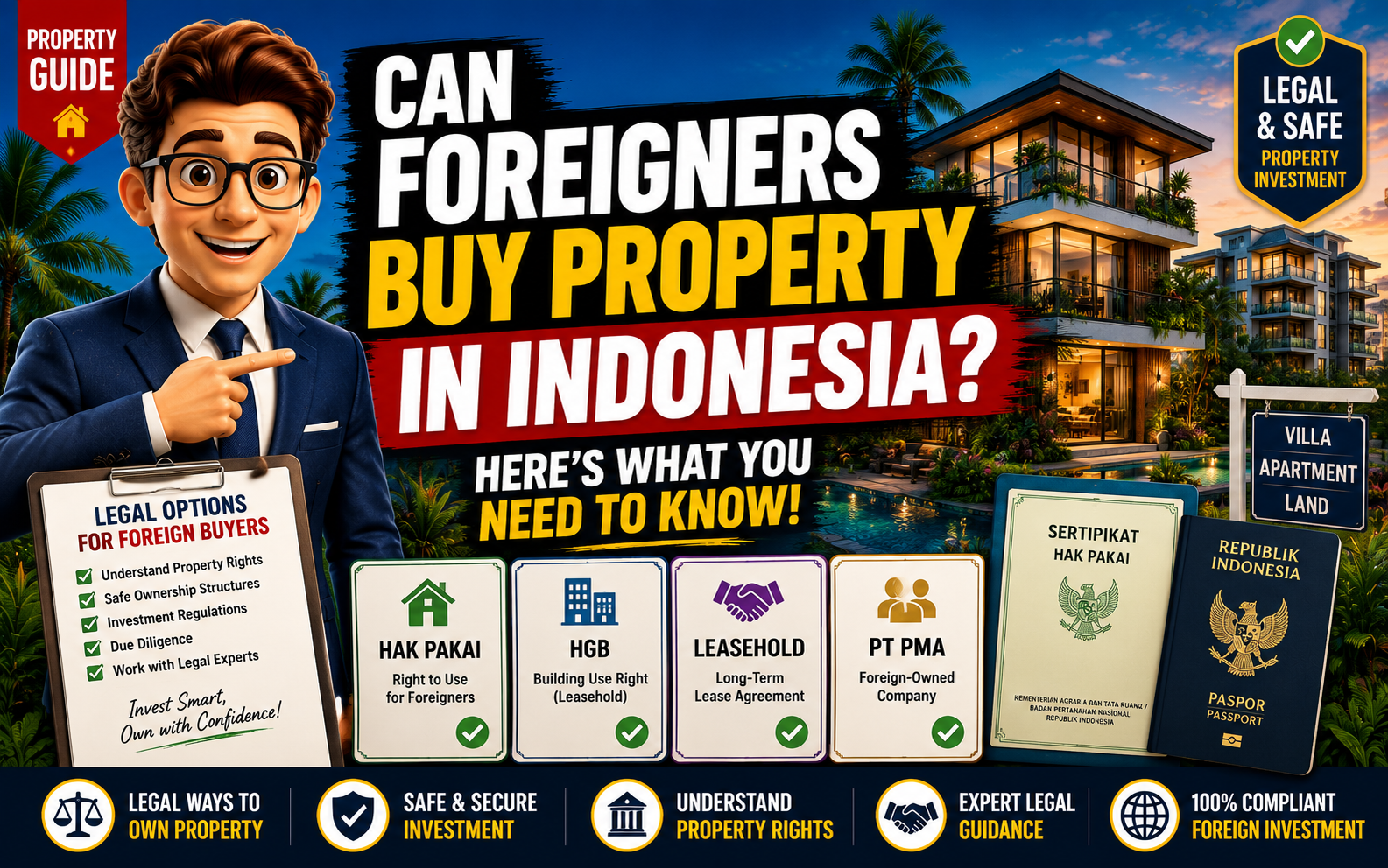 Can Foreigners Buy Property in Indonesia? Complete 2026 Guide