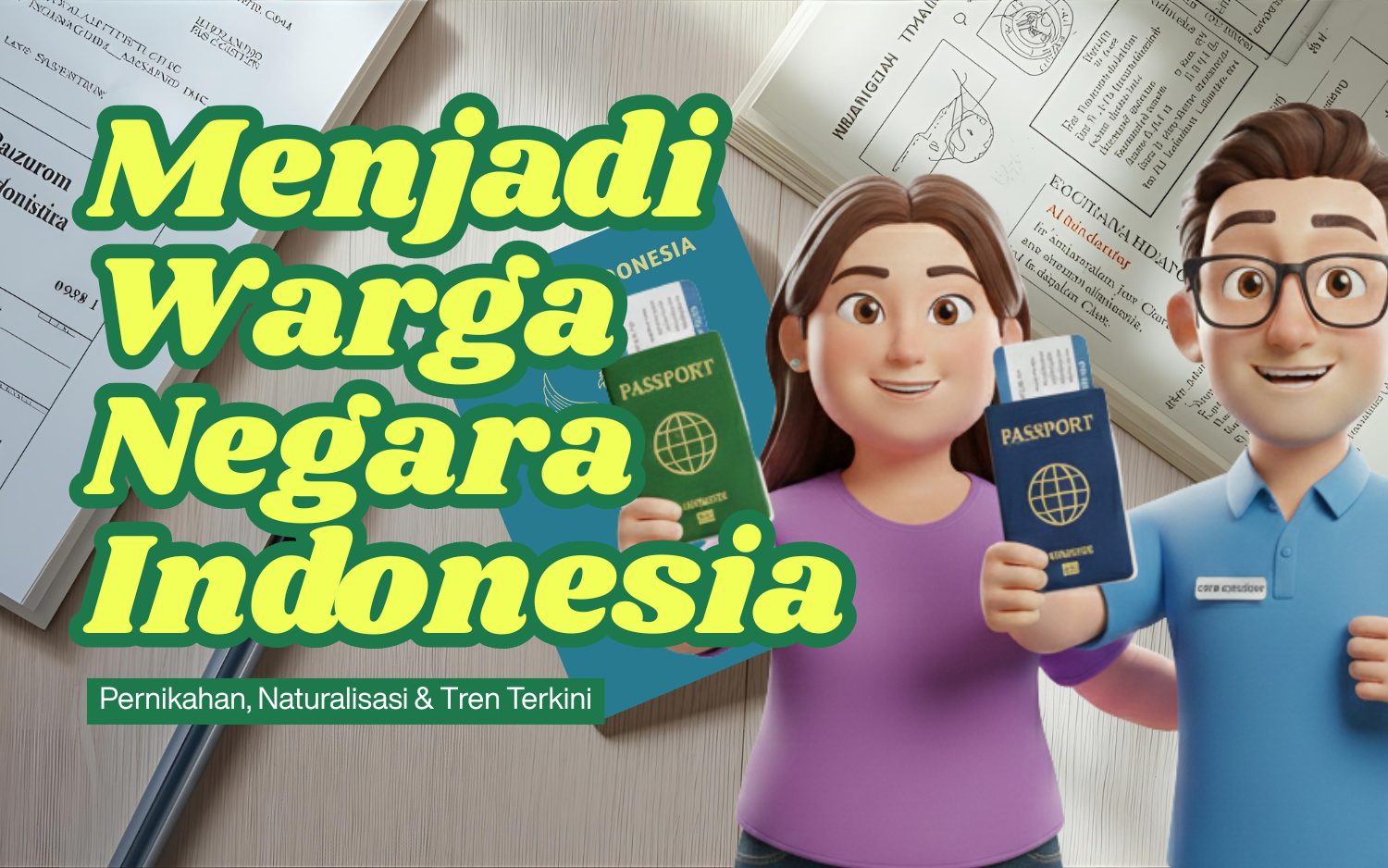 Cara Mendapatkan Kewarganegaraan Indonesia untuk WNA Pasangan WNI dan Jalur Naturalisasi Istimewa