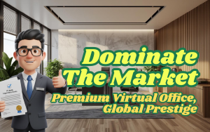 Victor from Azra Solutions presenting Premium Virtual Office in Indonesia