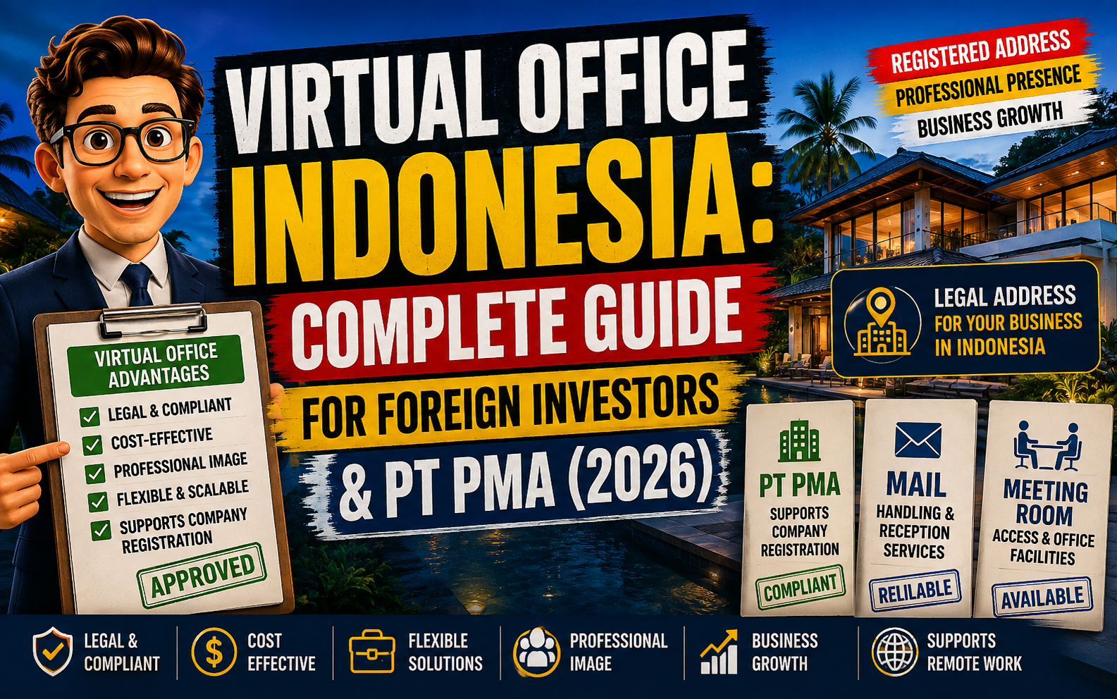 Virtual Office Indonesia: Complete Guide for Foreign Investors & PT PMA (2026)