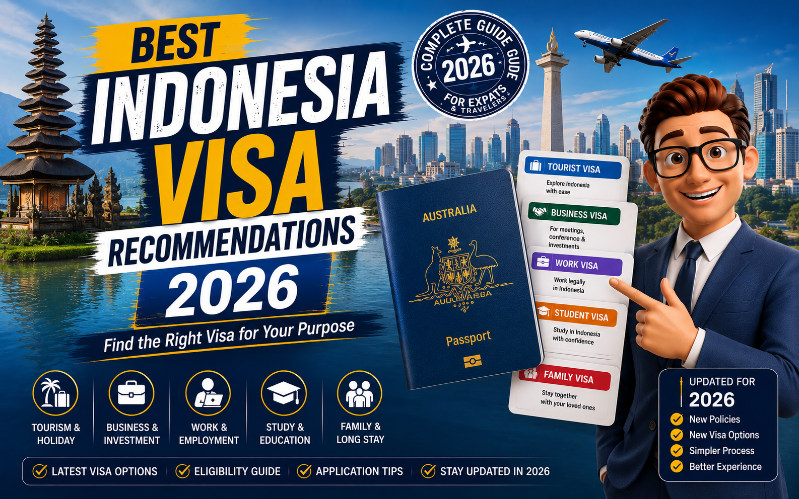 5 Best Indonesia Visa Recommendations 2026 (Updated Guide)