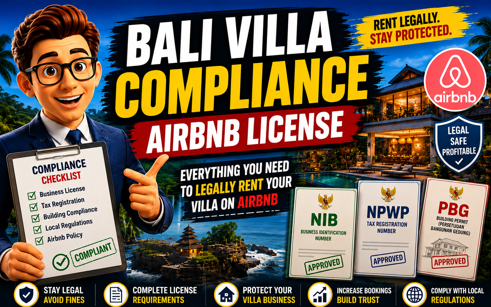 Bali Villa Compliance 2026: Legal Requirements for Airbnb & Short-Term Rentals