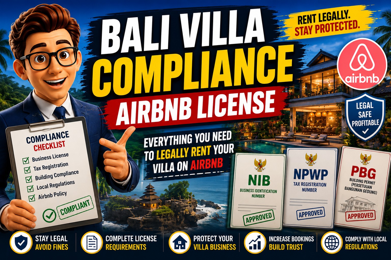 Bali Villa Compliance 2026: Legal Requirements for Airbnb & Short-Term Rentals