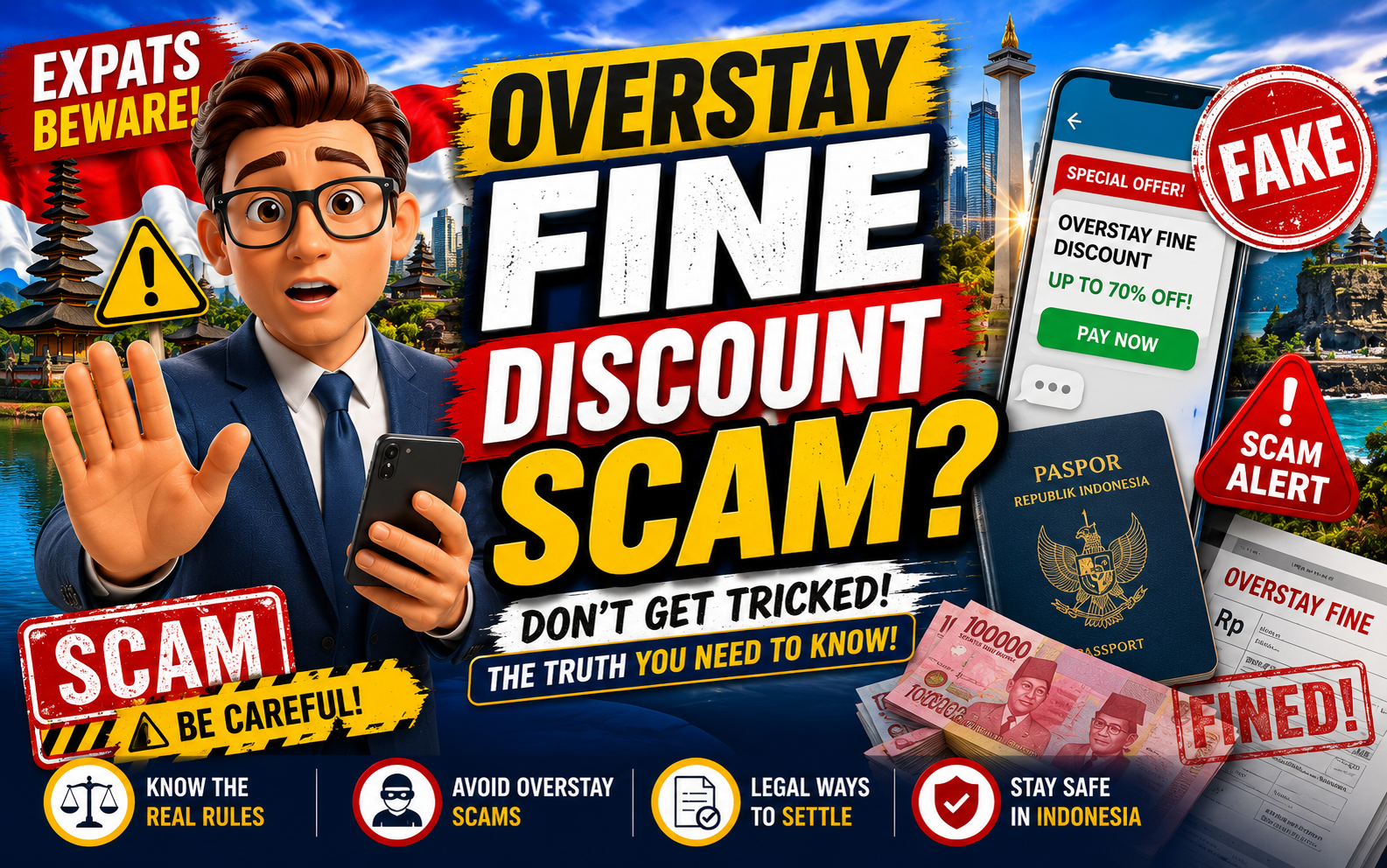 Overstay Fine Discount in Indonesia? The Truth Every Foreigner Should Know