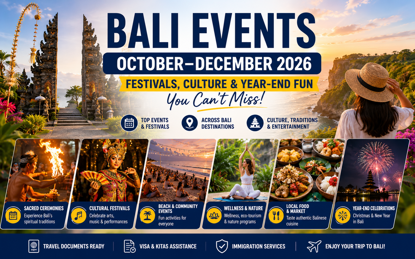 Bali Events October–December 2026: Best Festivals & Things to Do