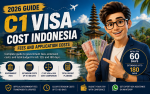 C1 Visa Cost Indonesia 2026 government fee