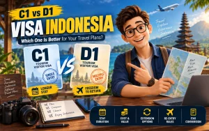 C1 Visa vs D1 Visa Indonesia comparison for travelers