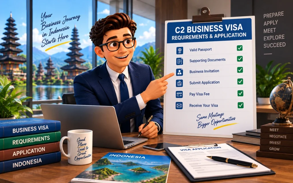 C2 Business Visa requirements and application process for visiting Indonesia