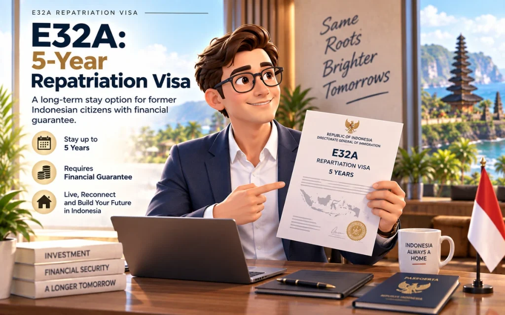 E32A 5-Year Repatriation Visa for former Indonesian citizens