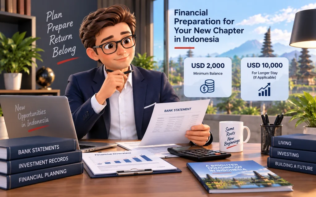 E32D Repatriation Visa financial requirements and USD 10,000 commitment