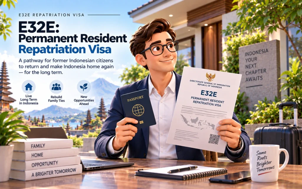 E32E Global Citizen of Indonesia permanent residence for former Indonesian citizens