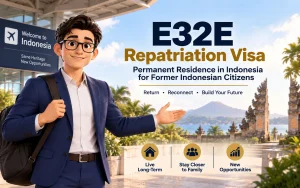 E32E Repatriation Visa permanent residence for former Indonesian citizens in Indonesia