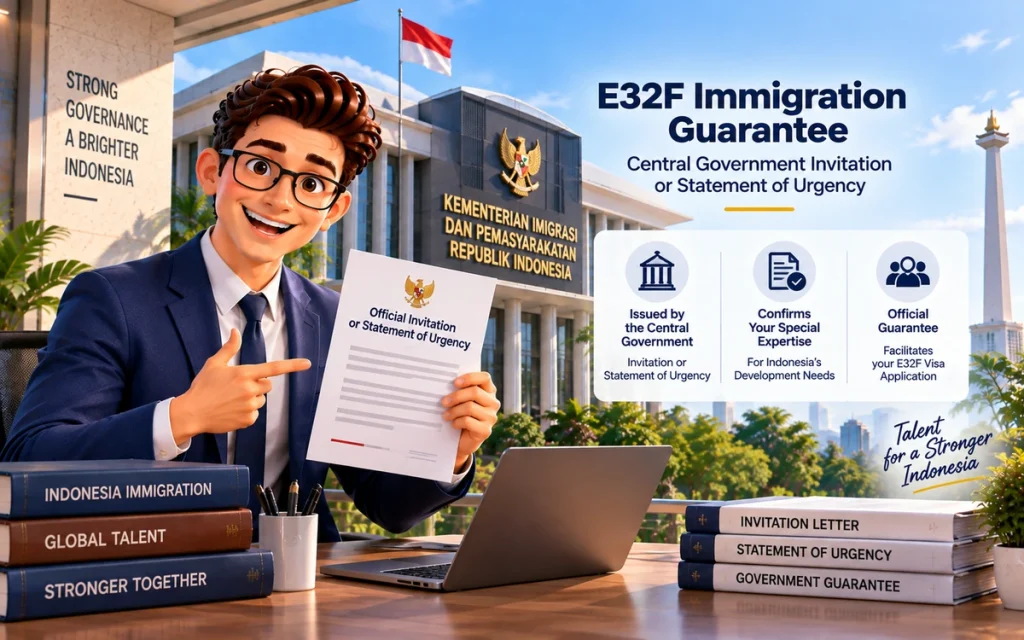 E32F Central Government guarantee through an invitation or statement of urgency