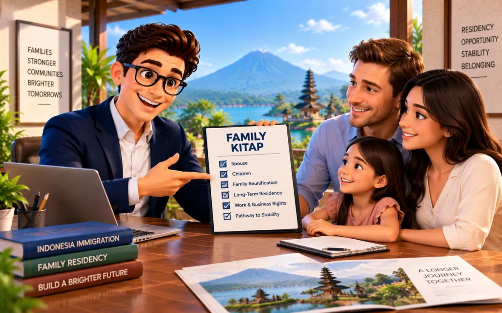 Foreign spouse of an Indonesian citizen exploring Family KITAP