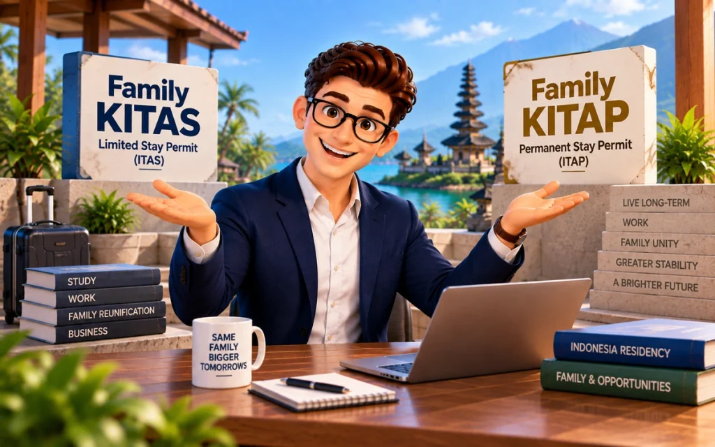 Comparison of Family KITAS and Family KITAP in Indonesia