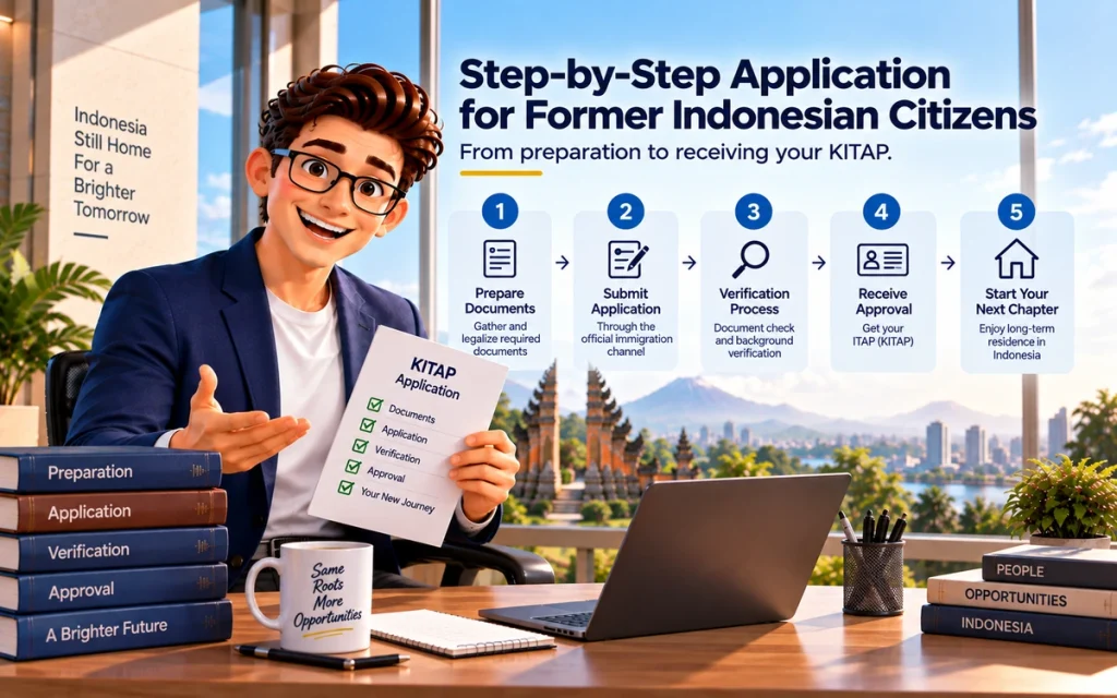 Former Indonesian Citizen KITAP application process in Indonesia