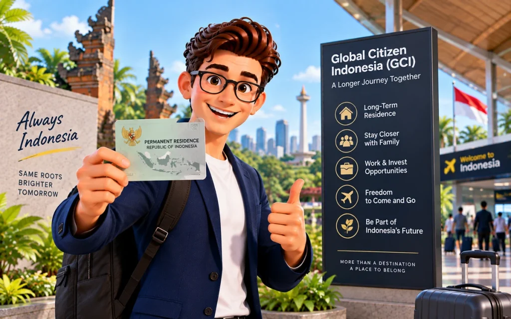 Global Citizen of Indonesia permanent residence for former Indonesian citizens