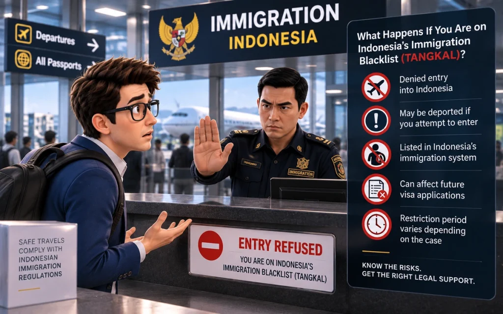 Foreigner denied entry to Indonesia due to Penangkalan immigration blacklist