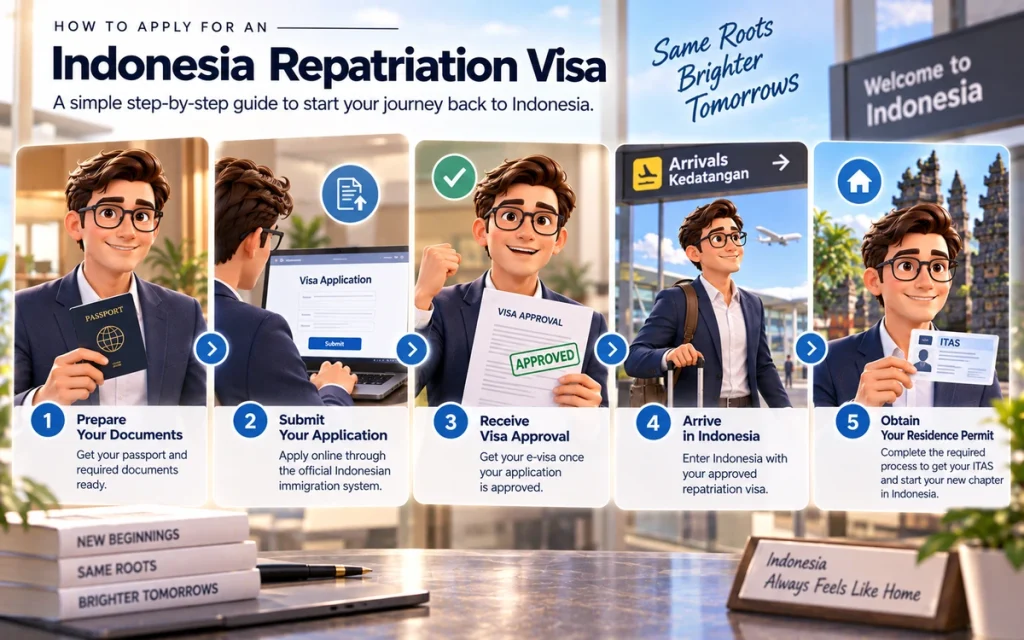Indonesia Repatriation Visa application process