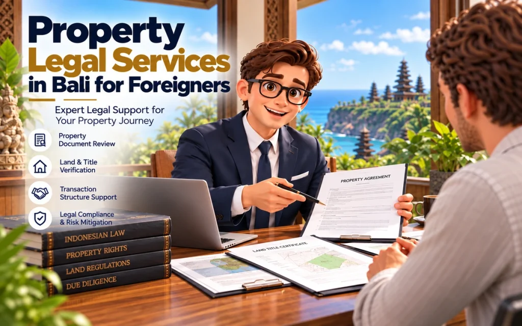 Property legal services in Bali for foreigners covering property documents and transactions