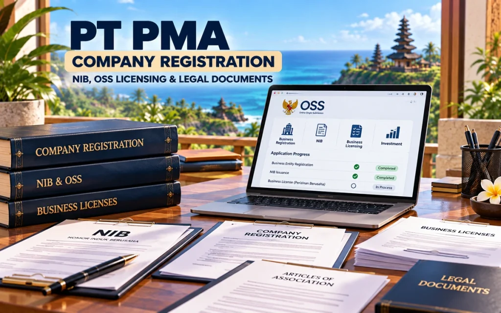 PT PMA business licensing and company registration in Indonesia