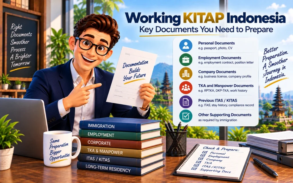 Working KITAP Indonesia required documents and application checklist